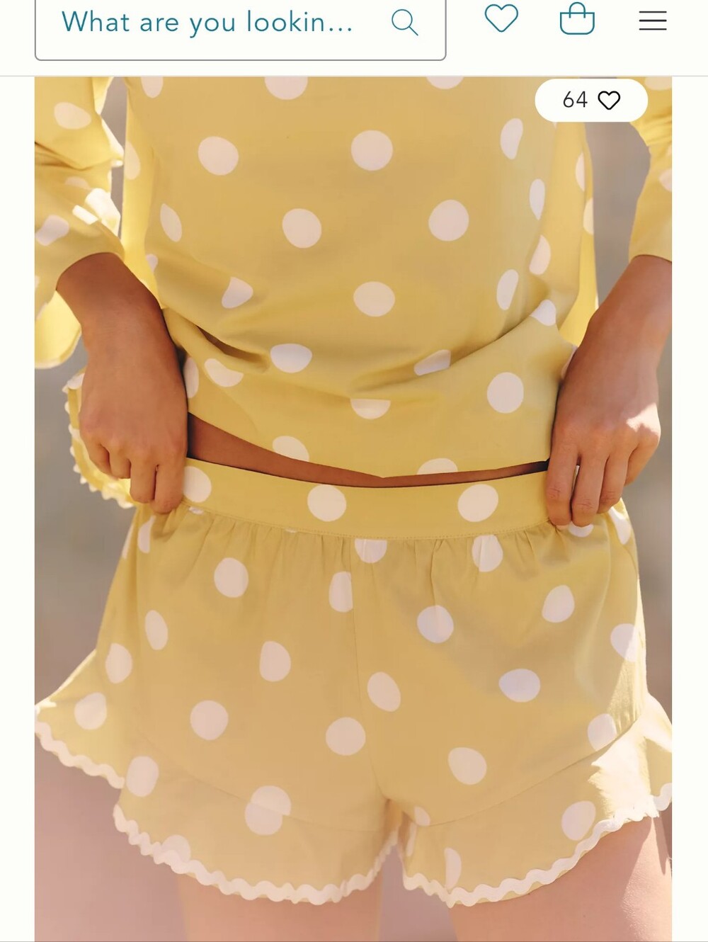 Anthropologie Celandine Cotton Polka Dot Shorts NWT